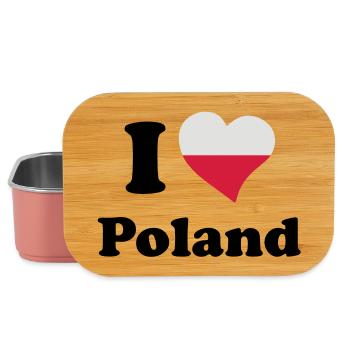 I love Poland - Lunch Box - light pink - Front