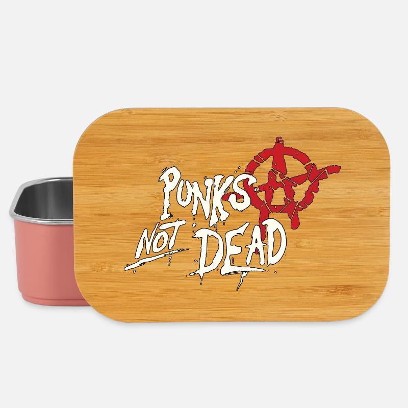 Punks Not Dead Anarcho Punk Logo - Lunch Box - Hellrosa