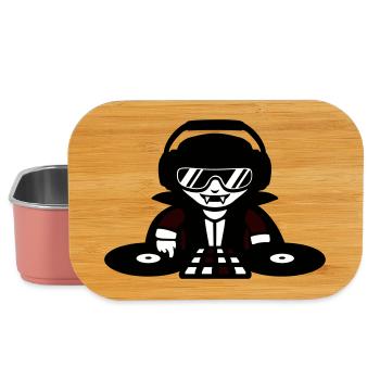 Vampire DJ DJ with mixer and turntable - Lunch Box - light pink - Front