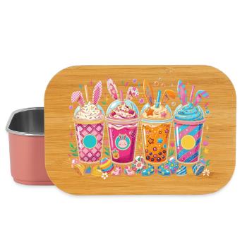 Ostern Bunny Shake Set - Lunch Box - Hellrosa - Vorne