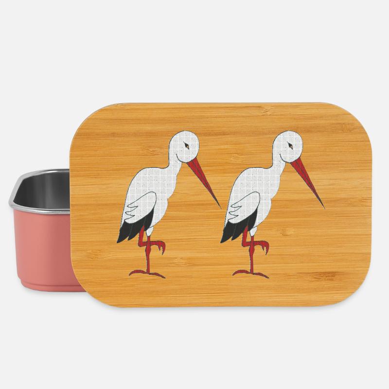 storch 2 fach - Lunch Box - Hellrosa