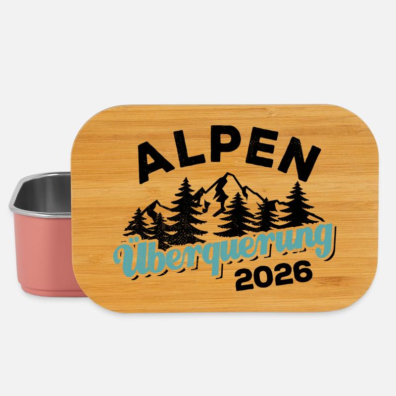 Alpen Überquerung 2026 - Wandern - Lunch Box - Hellrosa