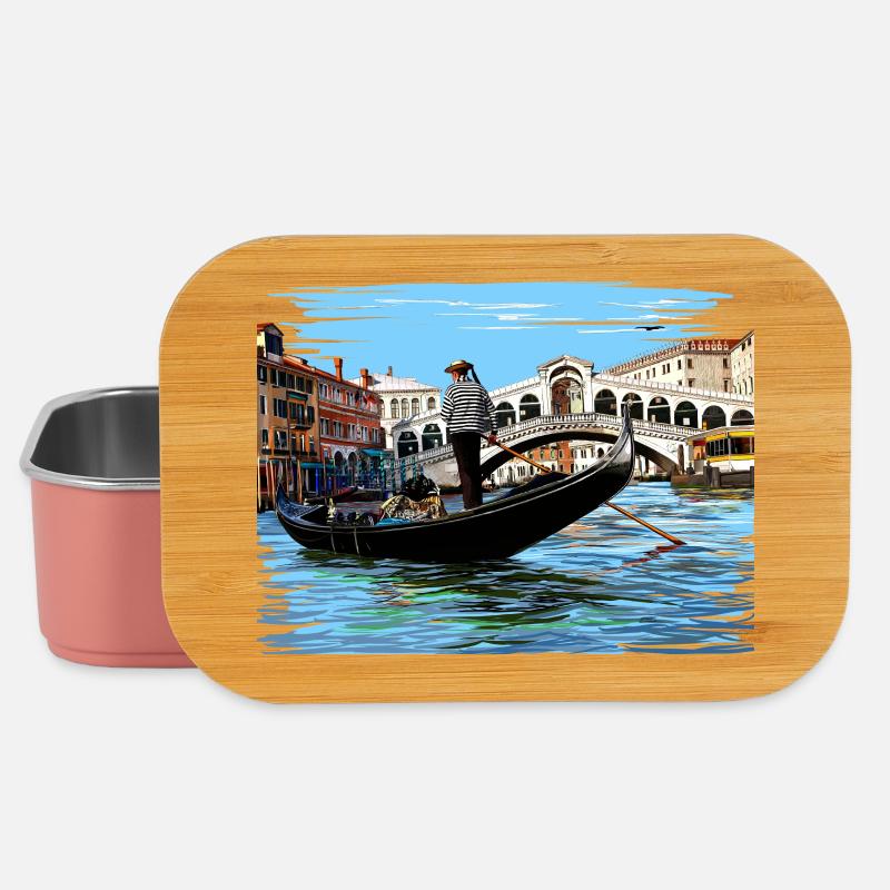 Venedig - Lunch Box - Hellrosa