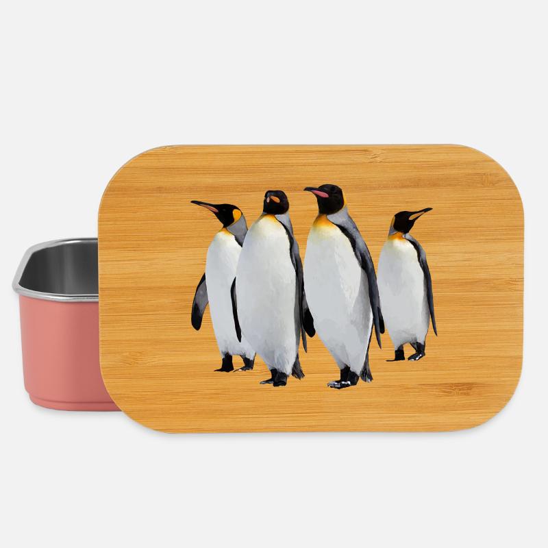 Pinguine - Lunch Box - Hellrosa