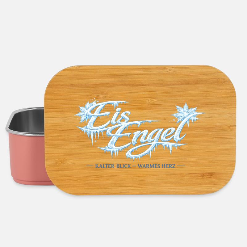 Eisengel Kalter Blick Warmes Herz - Lunch Box - Hellrosa