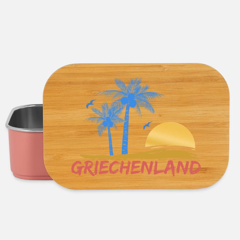 Griechenland - Lunch Box - Hellrosa