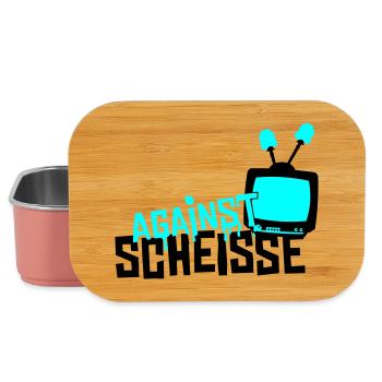 against shit - television - Lunch Box - light pink - Front