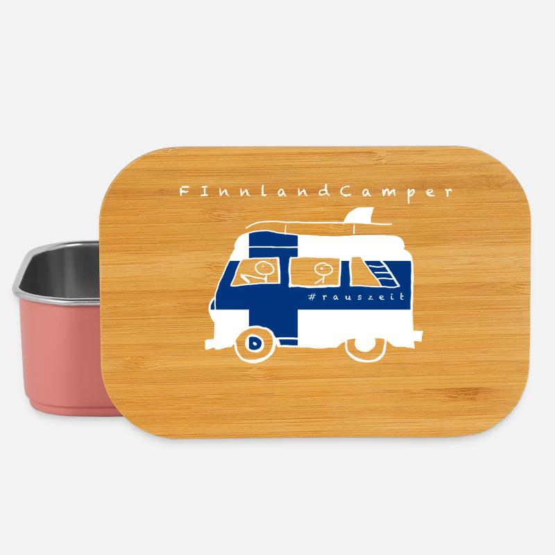 Finlande Camper - Boîte à goûter - rose clair