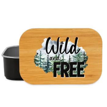 Wild and Free - Lunch Box - black - Front