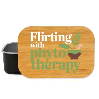 Herbalist Flirting With Phytotherapy Professional  - Lunch Box - black - Front