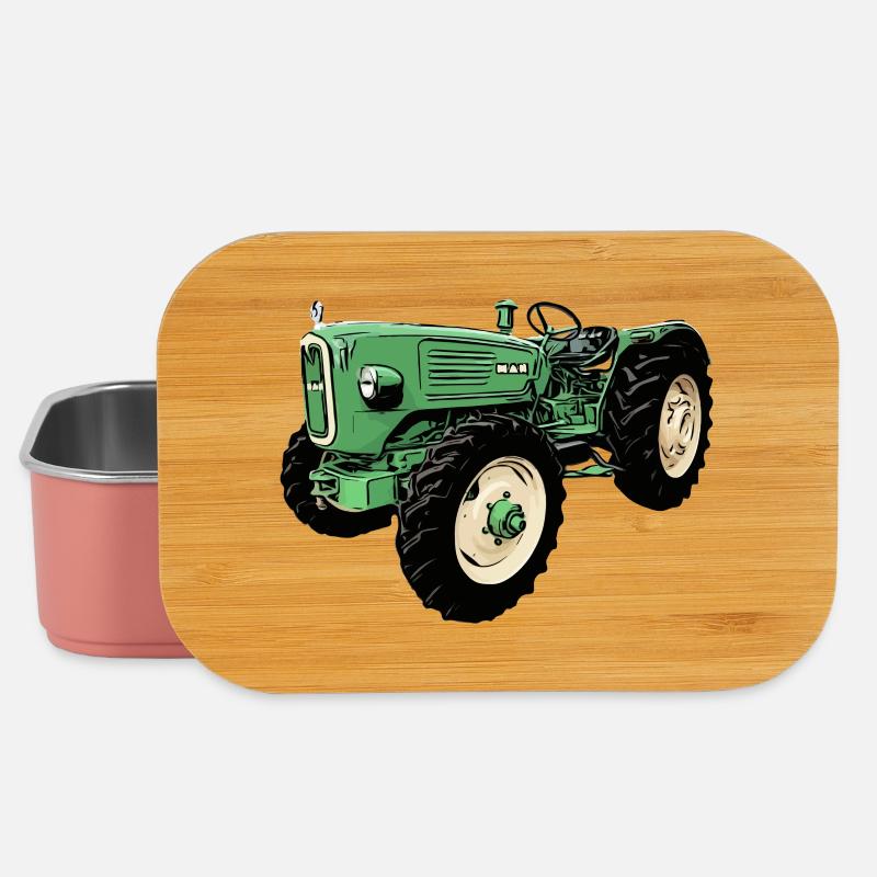 man Ackerdiesel Allrad 4N2 Traktor - Lunch Box - Hellrosa