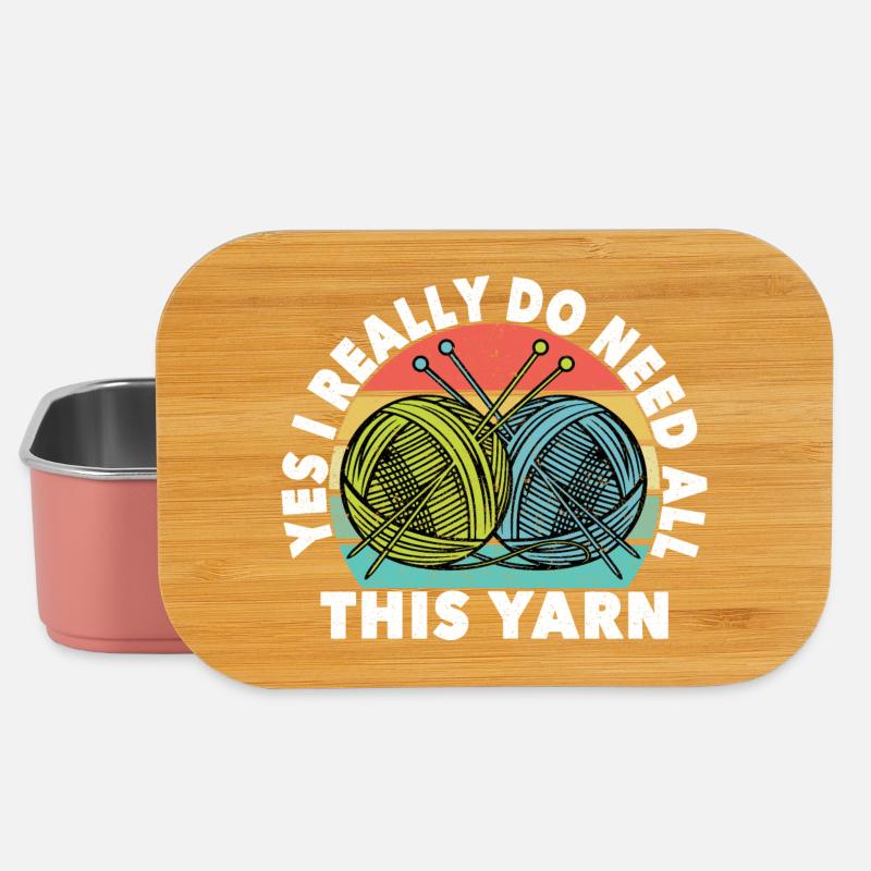 Yes I really do need all this yarn Knitter crochet - Lunch Box - Hellrosa