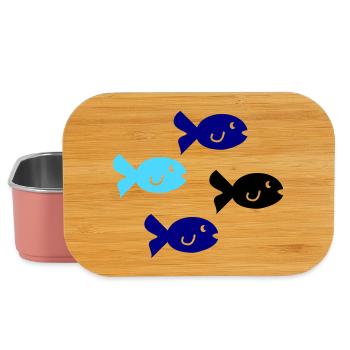 Pisces Silhouette - Lunch Box - light pink - Front