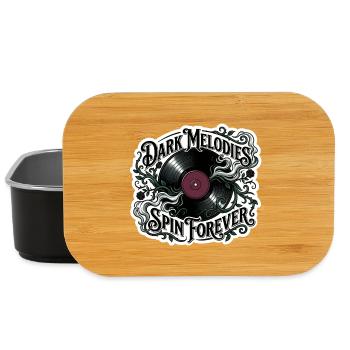 Dunkle Melodien drehen sich ewig - Lunch Box - Schwarz - Vorne