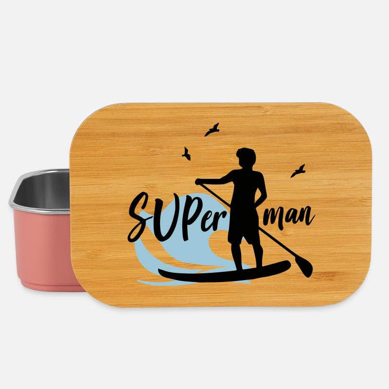 SUP man Super man - Lunch Box - Hellrosa