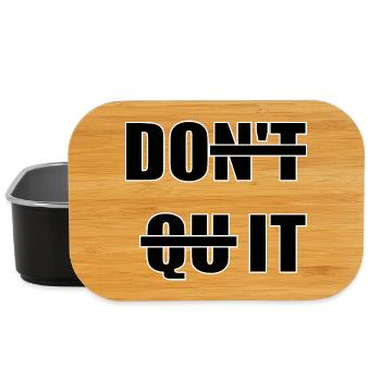 DO IT - Boîte à goûter - noir - Devant
