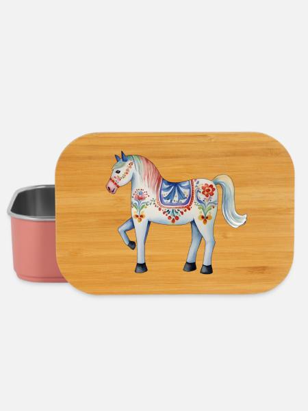 Dalapferd - Lunch Box - Hellrosa