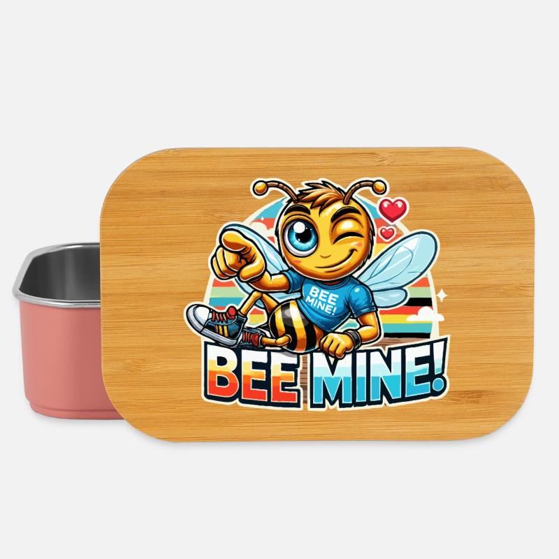 Bee Mine for men - Lunch Box - light pink