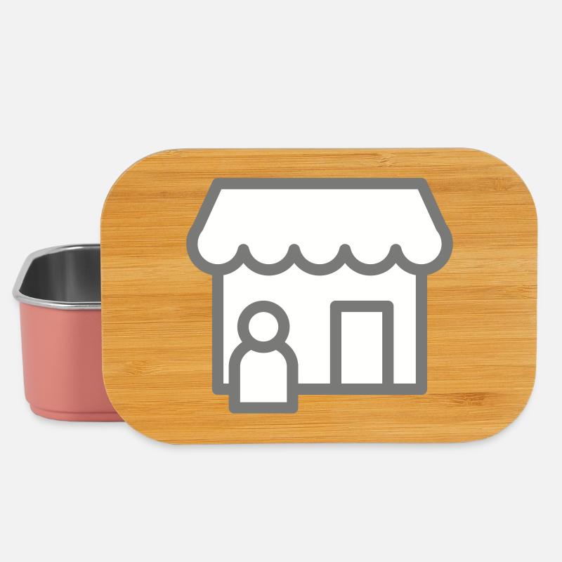 shop Einkaufsladen - Lunch Box - Hellrosa