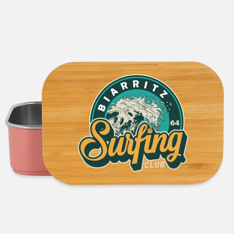 Biarritz Surfing Club - Boîte à goûter - rose clair