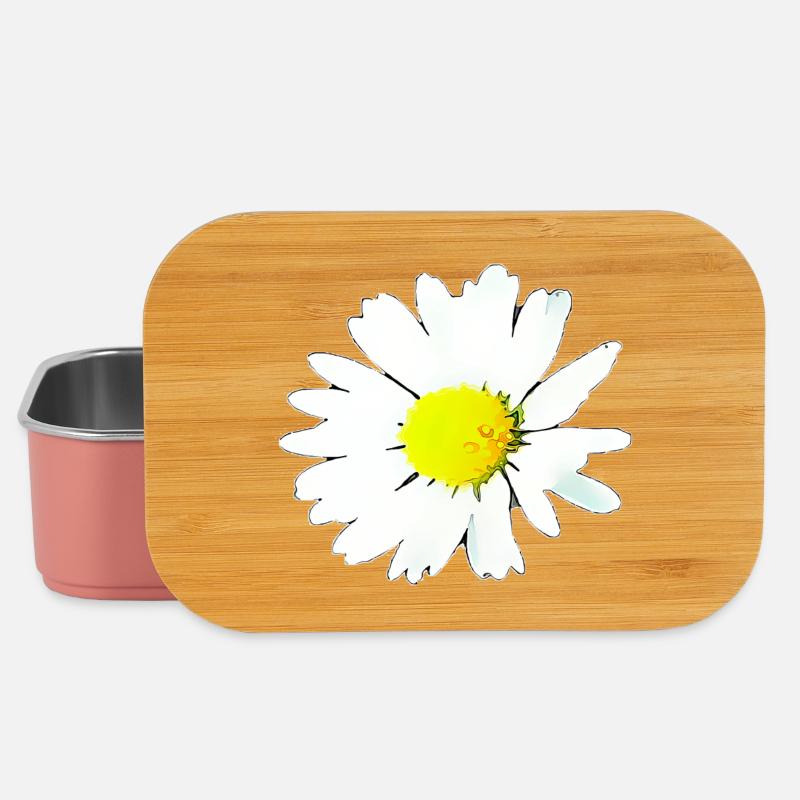 Blume - Gänseblümchen - Lunch Box - Hellrosa