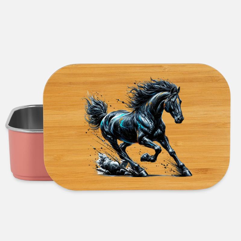 Pferd - Lunch Box - Hellrosa