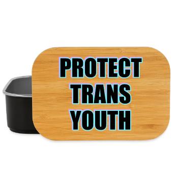 Protect Trans Youth - Lunch Box - black - Front