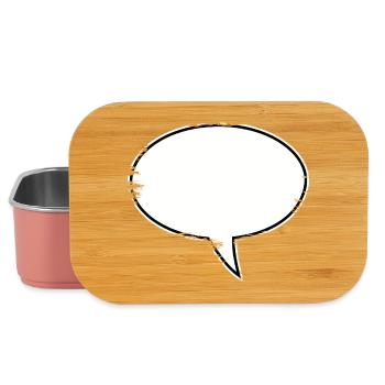Sprechblase Design used - Lunch Box - Hellrosa - Vorne