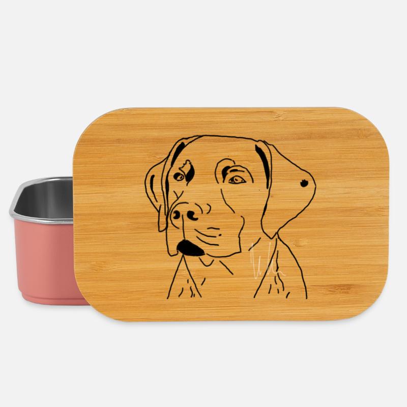 Labrador - Lunch Box - Hellrosa