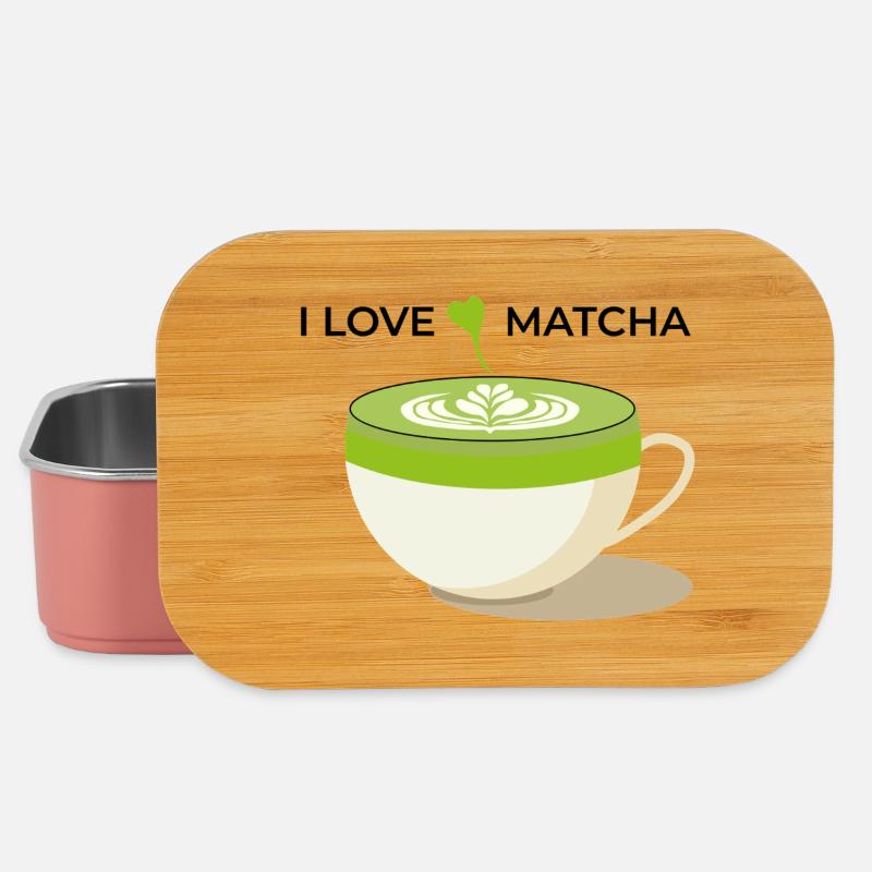I Love Matcha - Lunch Box - Hellrosa