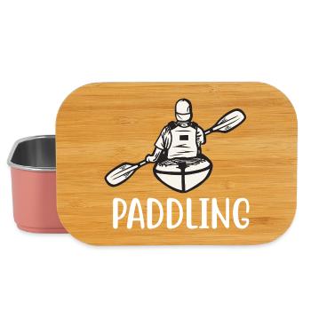 kajak paddeln paddling kanu paddel boot - Lunch Box - Hellrosa - Vorne