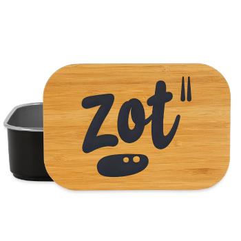 Verrückt. Antwerpener Dialekt - Lunch Box - Schwarz - Vorne