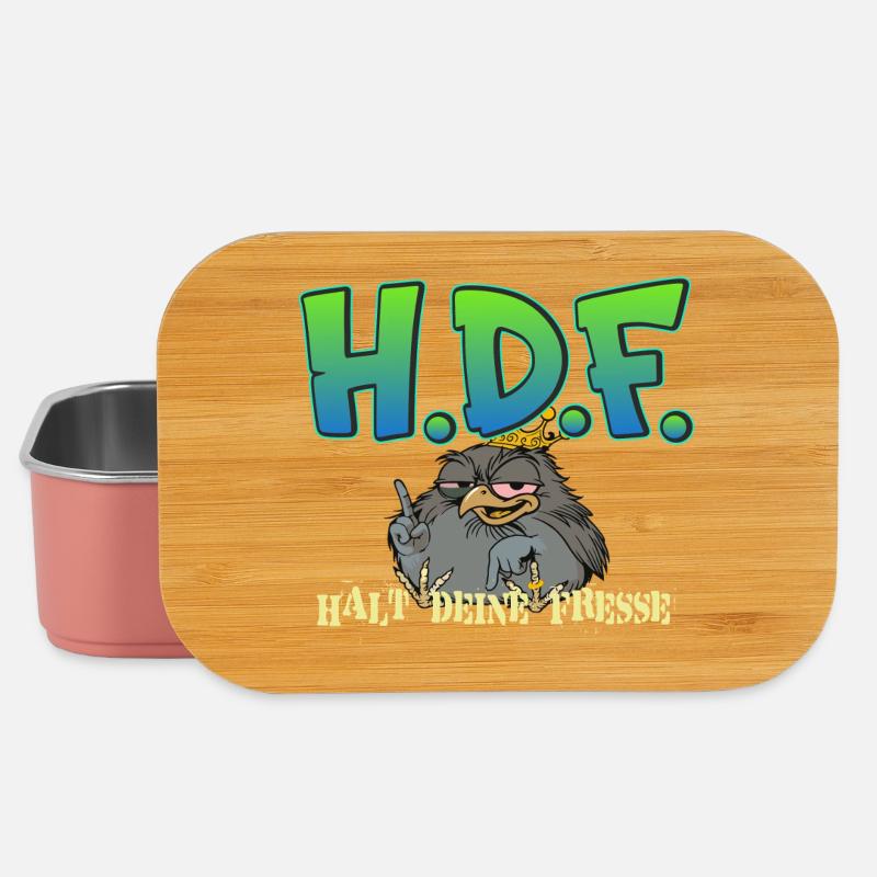 H.D.F.  - Lunch Box - Hellrosa