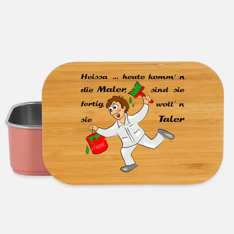 maler handwerk - Lunch Box - Hellrosa