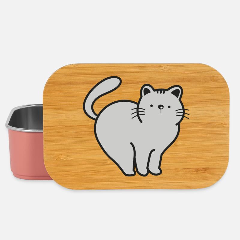 Cat Cats - Lunch Box - light pink