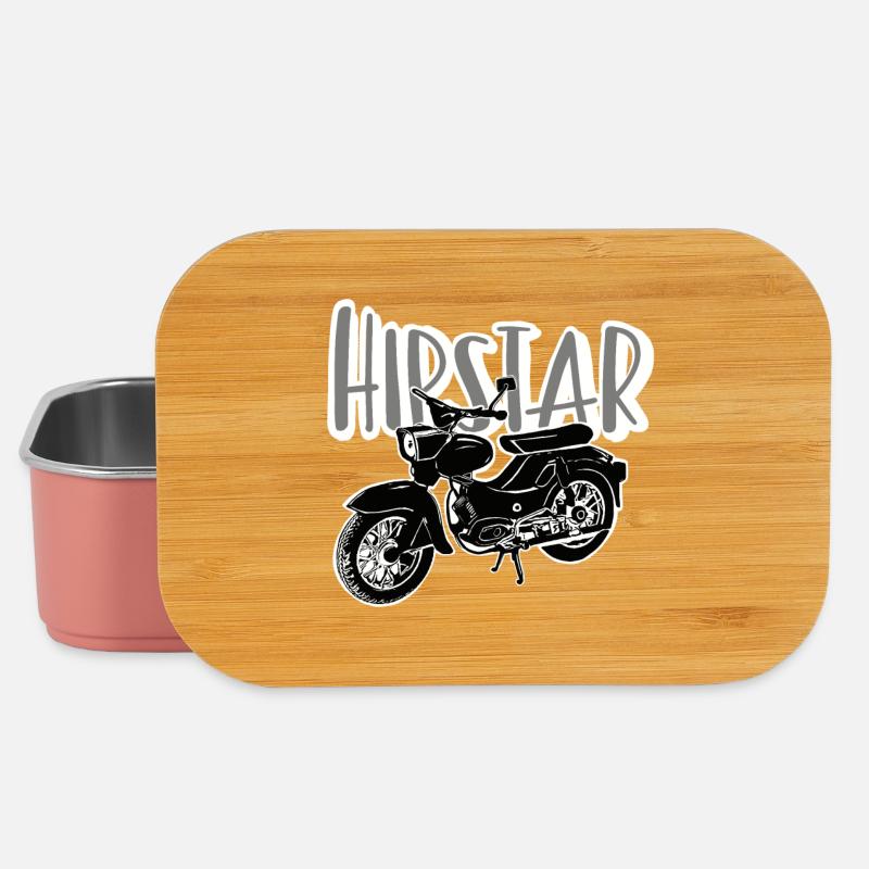 Hipstar Moped - Lunch Box - Hellrosa