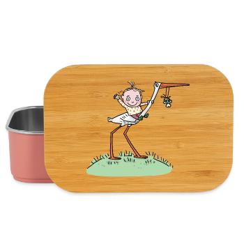 Ein süßes Mädchen ist geboren! So ein Glück! - Lunch Box - Hellrosa - Vorne