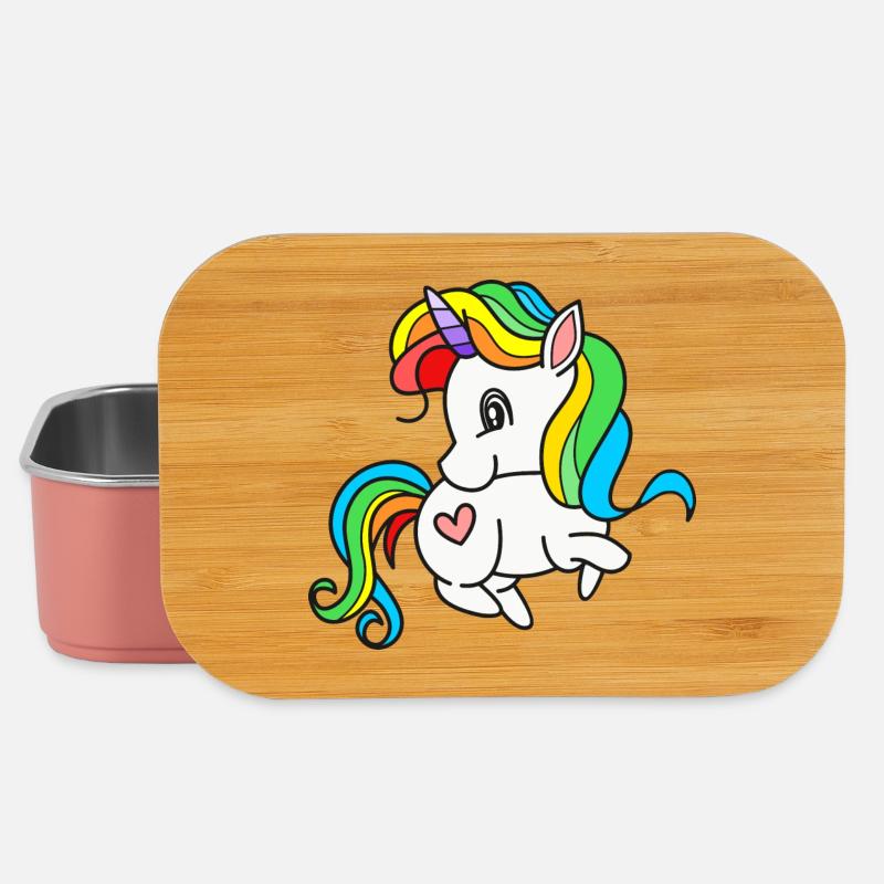 Einhorn Einhörner - Lunch Box - Hellrosa