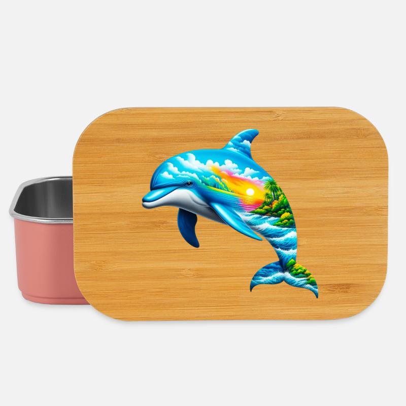Delfin - Lunch Box - Hellrosa