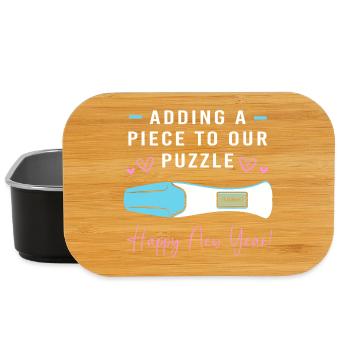 Gender Reveal Neues Jahr - Lunch Box - Schwarz - Vorne