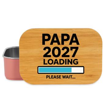 Daddy-to-be 2027 Loading - Lunch Box - light pink - Front