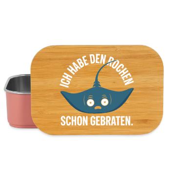 Rochen Schon Gebraten Stachelrochen Manta Rochen - Lunch Box - Hellrosa - Vorne