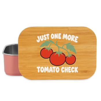Lustiger Tomatengärtner – Nur noch ein Tomatencheck - Lunch Box - Hellrosa - Vorne