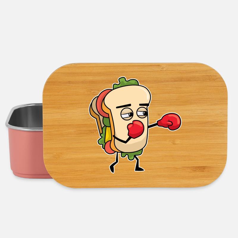 Boxendes Sandwich - Lunch Box - Hellrosa