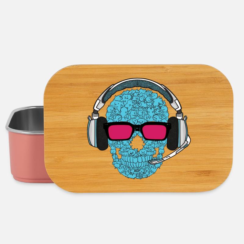Musik Skull - Lunch Box - Hellrosa