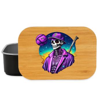 Skeleton - Lunch Box - black - Front