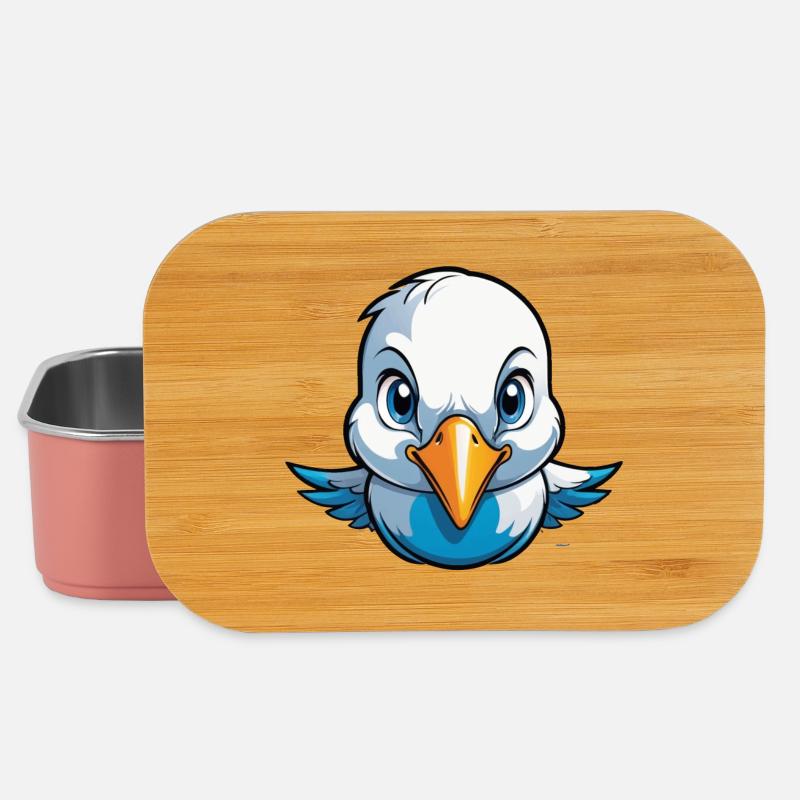 Kleines Täubchen Flieger-Ass - Lunch Box - Hellrosa