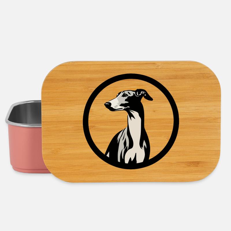 Galgo-Logo Nr3 - Lunch Box - Hellrosa