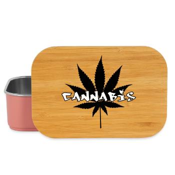 Cannabis - Weed - Legalize - Lunch Box - light pink - Front