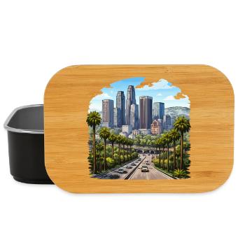 Los Angeles Usa  - Lunch Box - Schwarz - Vorne